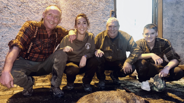 Eric, Inès, Daniel et Sam Voilquin. © Eric VOILQUIN 