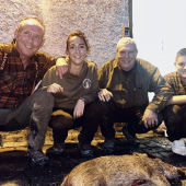 Eric, Inès, Daniel et Sam Voilquin. © Eric VOILQUIN 