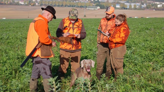 L'Association meusienne des rencontres Saint-Hubert organisait le concours départemental 2025. Crédit : AMRSH