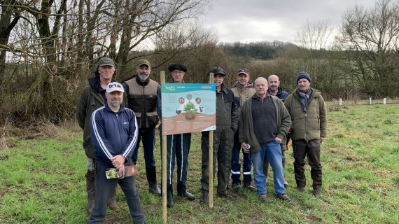 Plantation Salmagne. Crédit : FDC 55